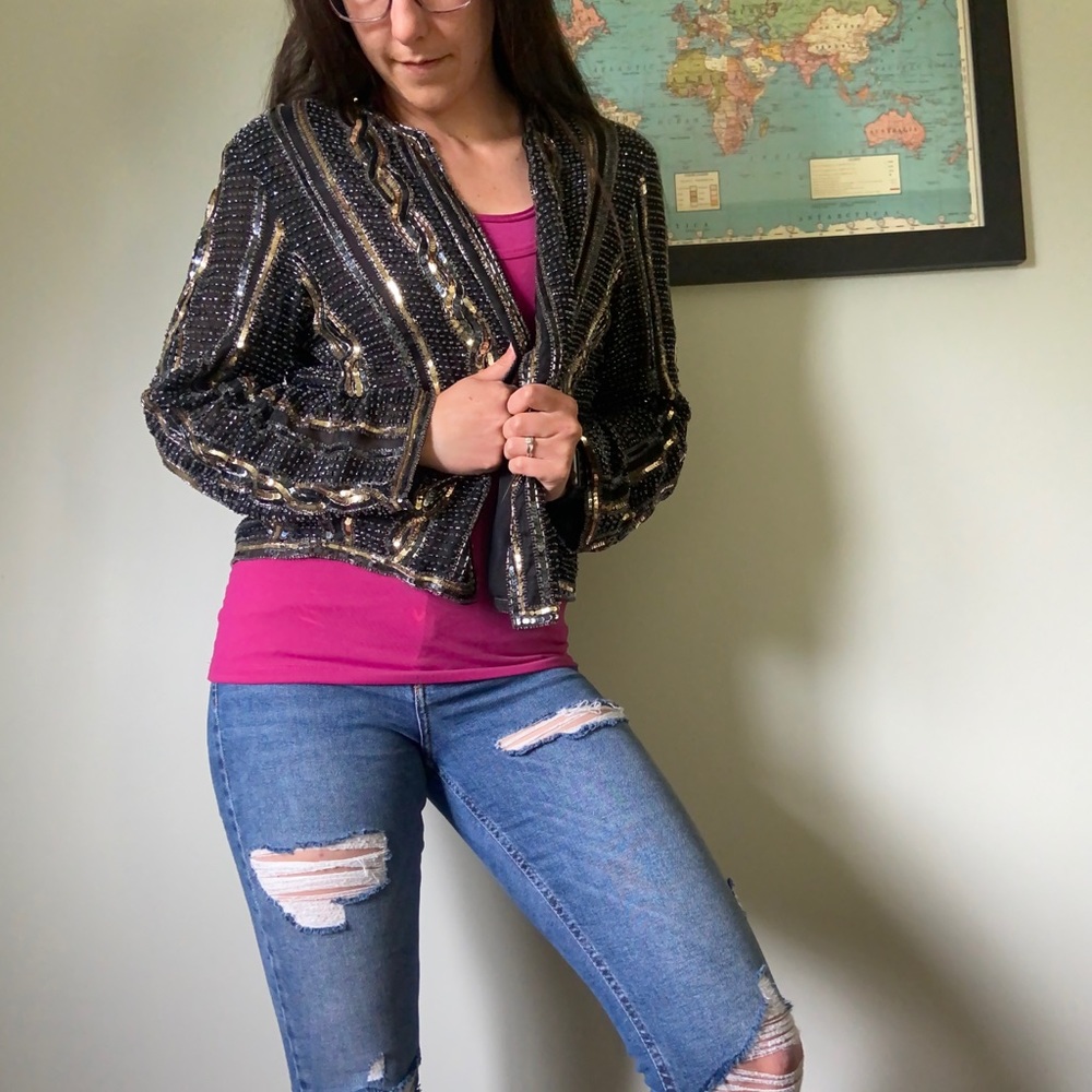 Vintage beaded jacket